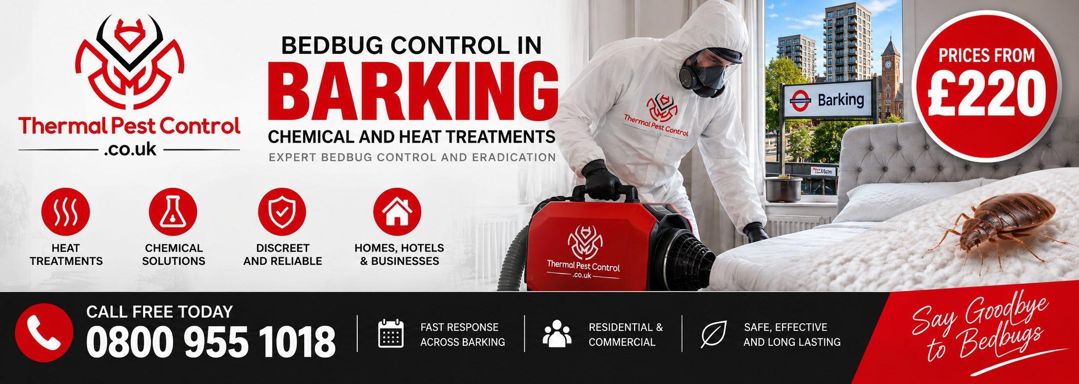 Thermal Pest Control &mdash; bedbug control in Barking and Dagenham, chemical and heat treatments