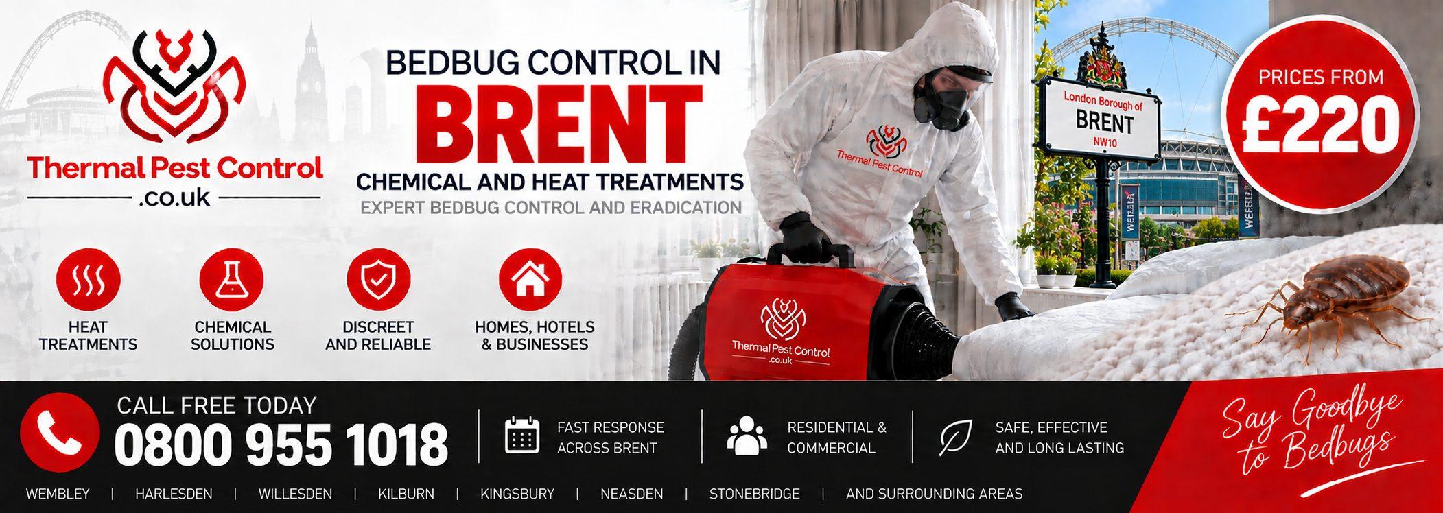 Thermal Pest Control &mdash; bedbug control in Brent, chemical and heat treatments