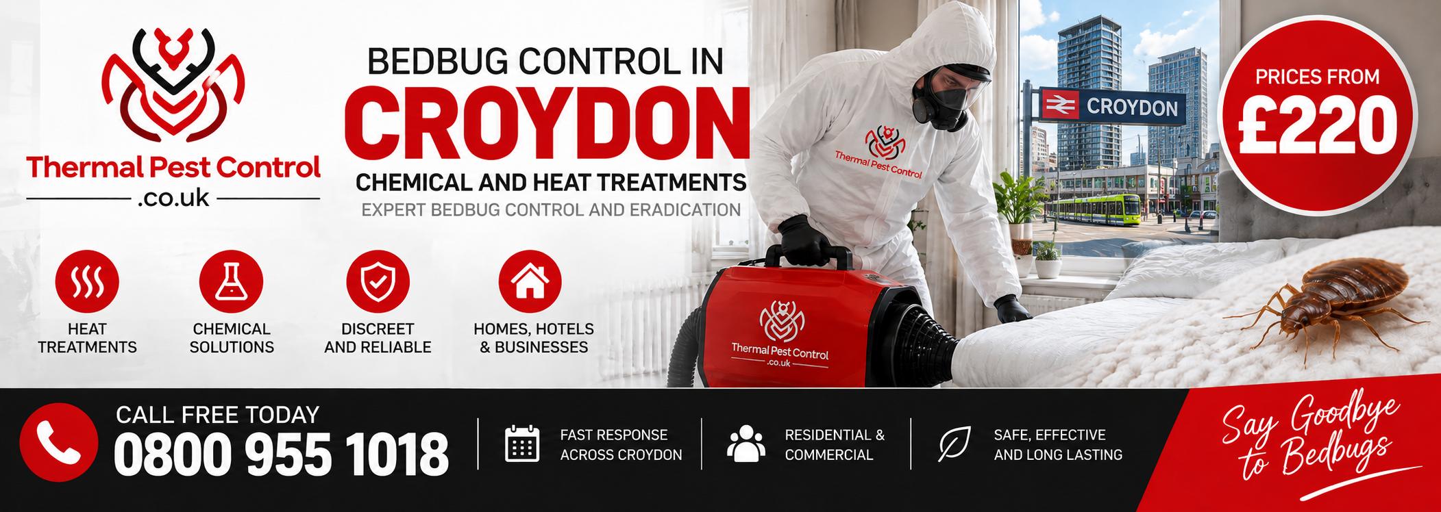 Thermal Pest Control &mdash; bedbug control in Croydon, chemical and heat treatments