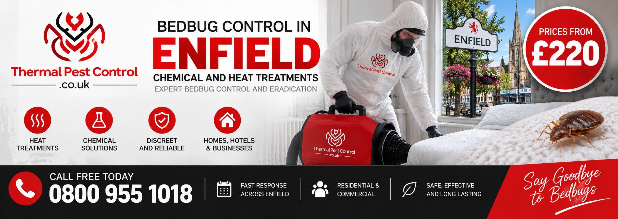 Thermal Pest Control &mdash; bedbug control in Enfield, chemical and heat treatments