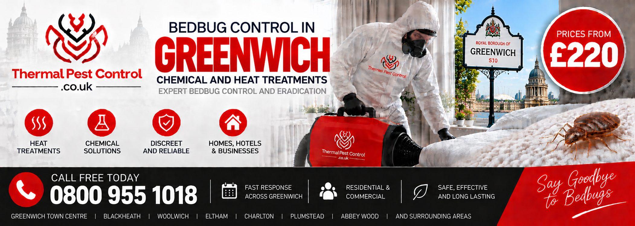 Thermal Pest Control &mdash; bedbug control in Greenwich, chemical and heat treatments
