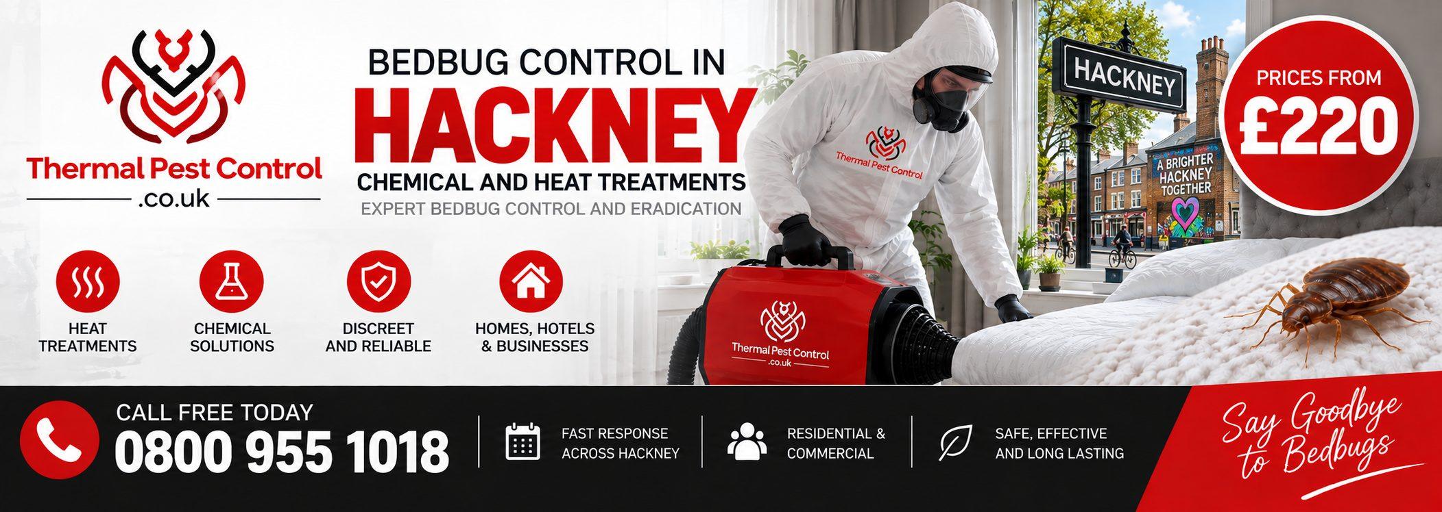 Thermal Pest Control &mdash; bedbug control in Hackney, chemical and heat treatments