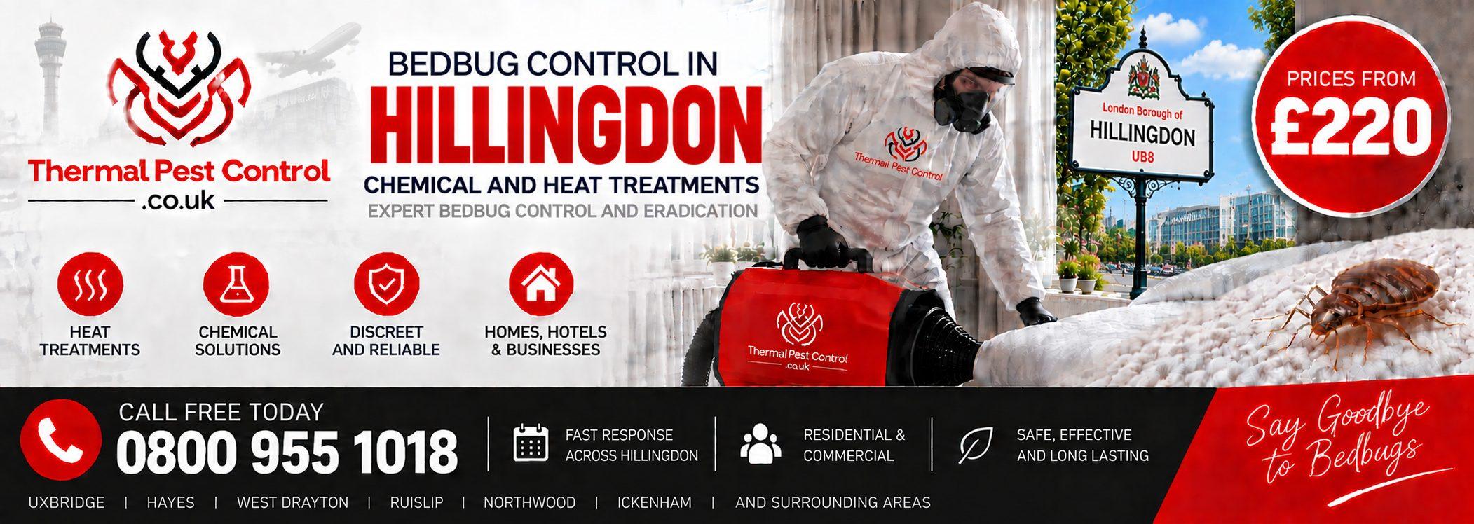 Thermal Pest Control &mdash; bedbug control in Hillingdon, chemical and heat treatments