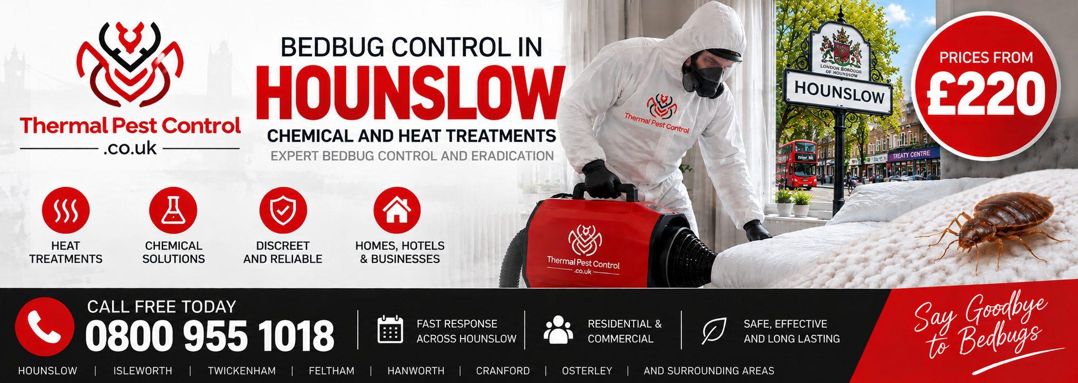 Thermal Pest Control &mdash; bedbug control in Hounslow, chemical and heat treatments