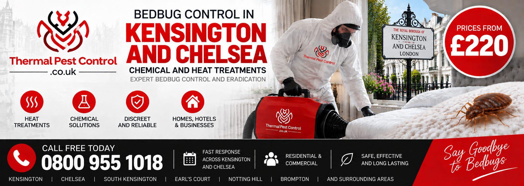 Thermal Pest Control &mdash; bedbug control in Kensington and Chelsea, chemical and heat treatments