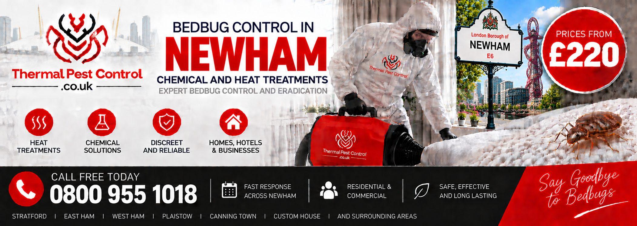 Thermal Pest Control &mdash; bedbug control in Newham, chemical and heat treatments