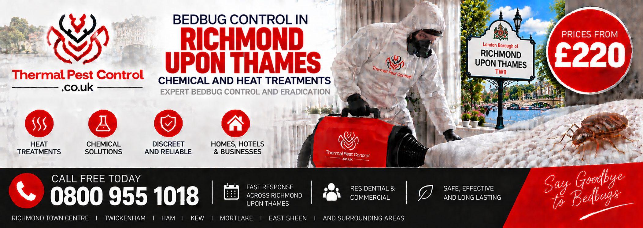 Thermal Pest Control &mdash; bedbug control in Richmond, chemical and heat treatments