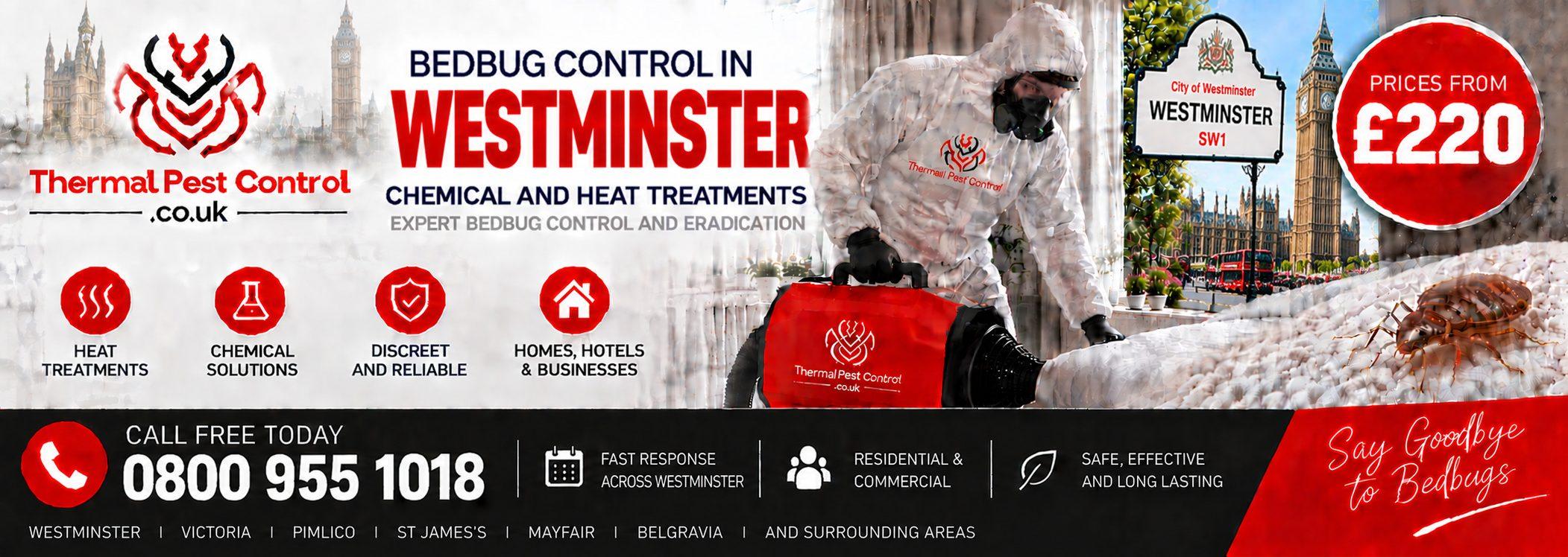 Thermal Pest Control &mdash; bedbug control in Westminster, chemical and heat treatments